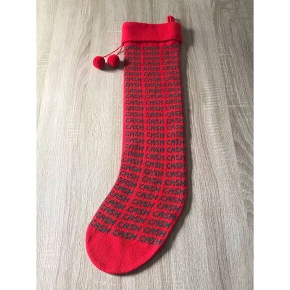 Red “CASH” Stocking - Picture 1 of 3